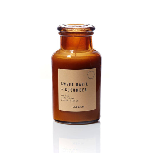 MÆGEN | Sweet Basil & Cucumber Candle : 250g