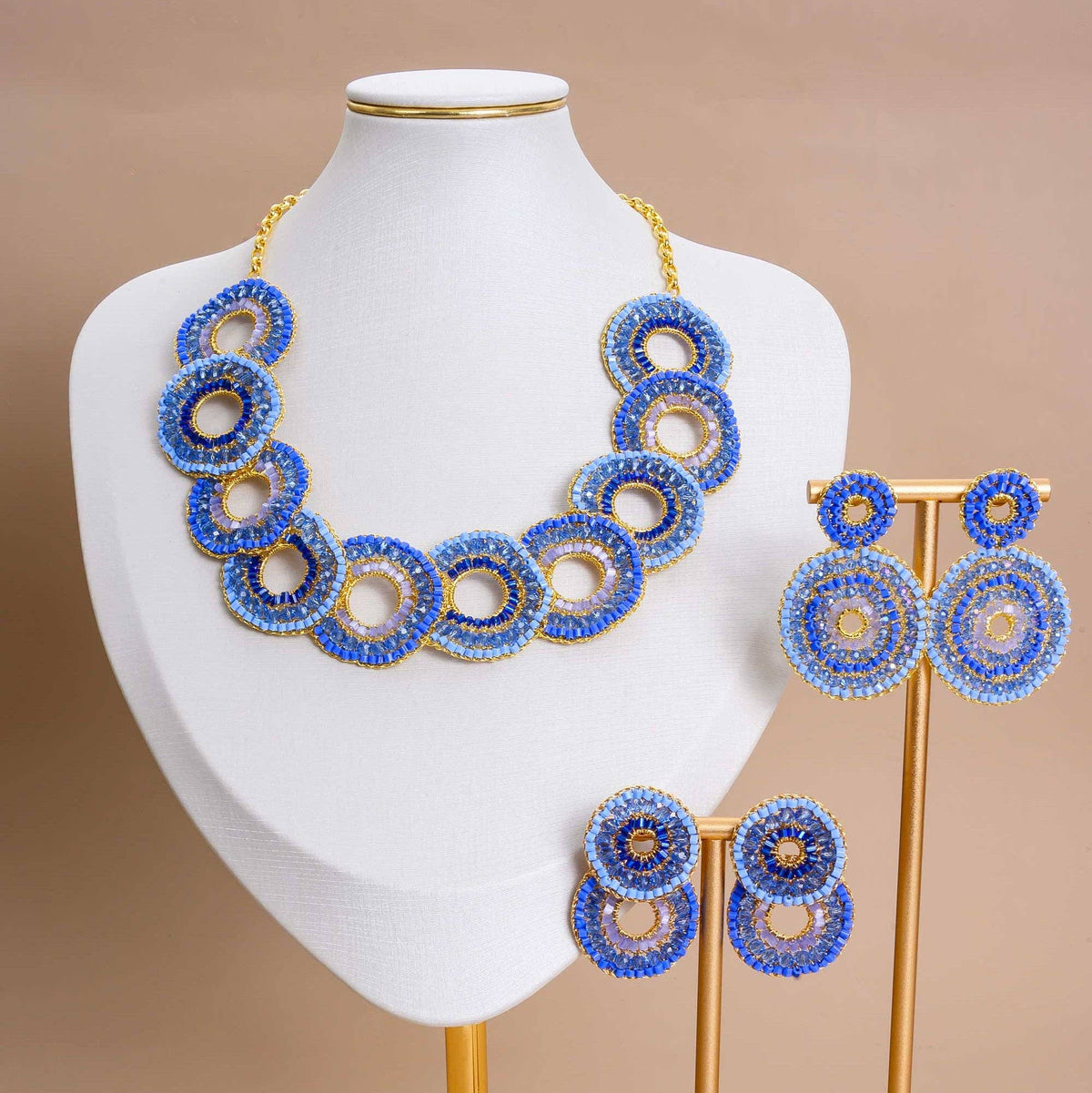 Tricia Milaneze | Sky Blue Crochet Earrings