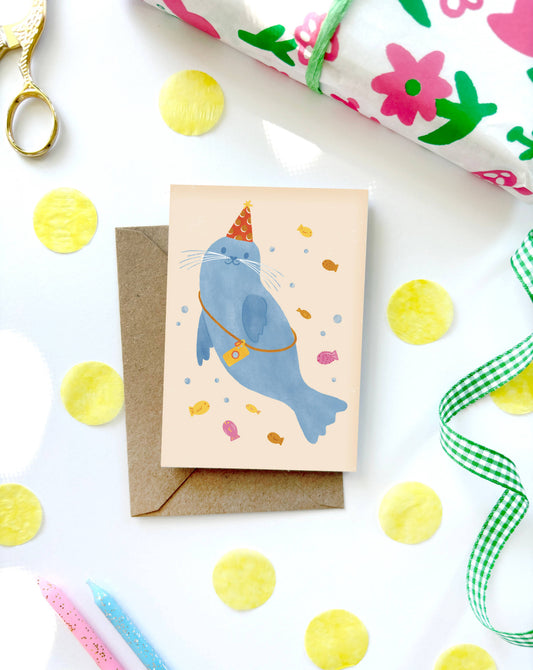 Lauren Sissons Studio | Seal Mini Card