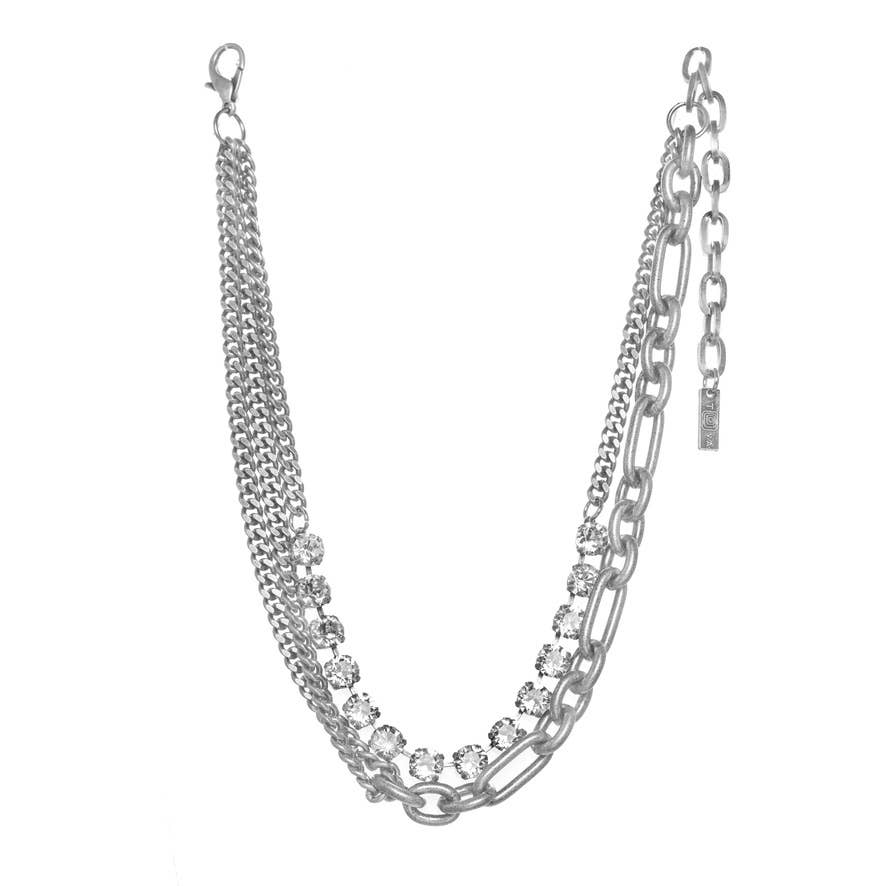 TOVA | Cricket Necklace: Antique Silver