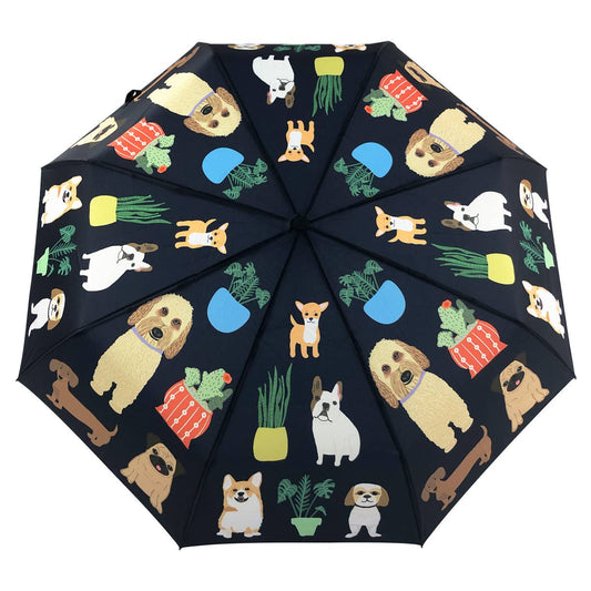 Naked Decor | Dog with Plants Umbrella