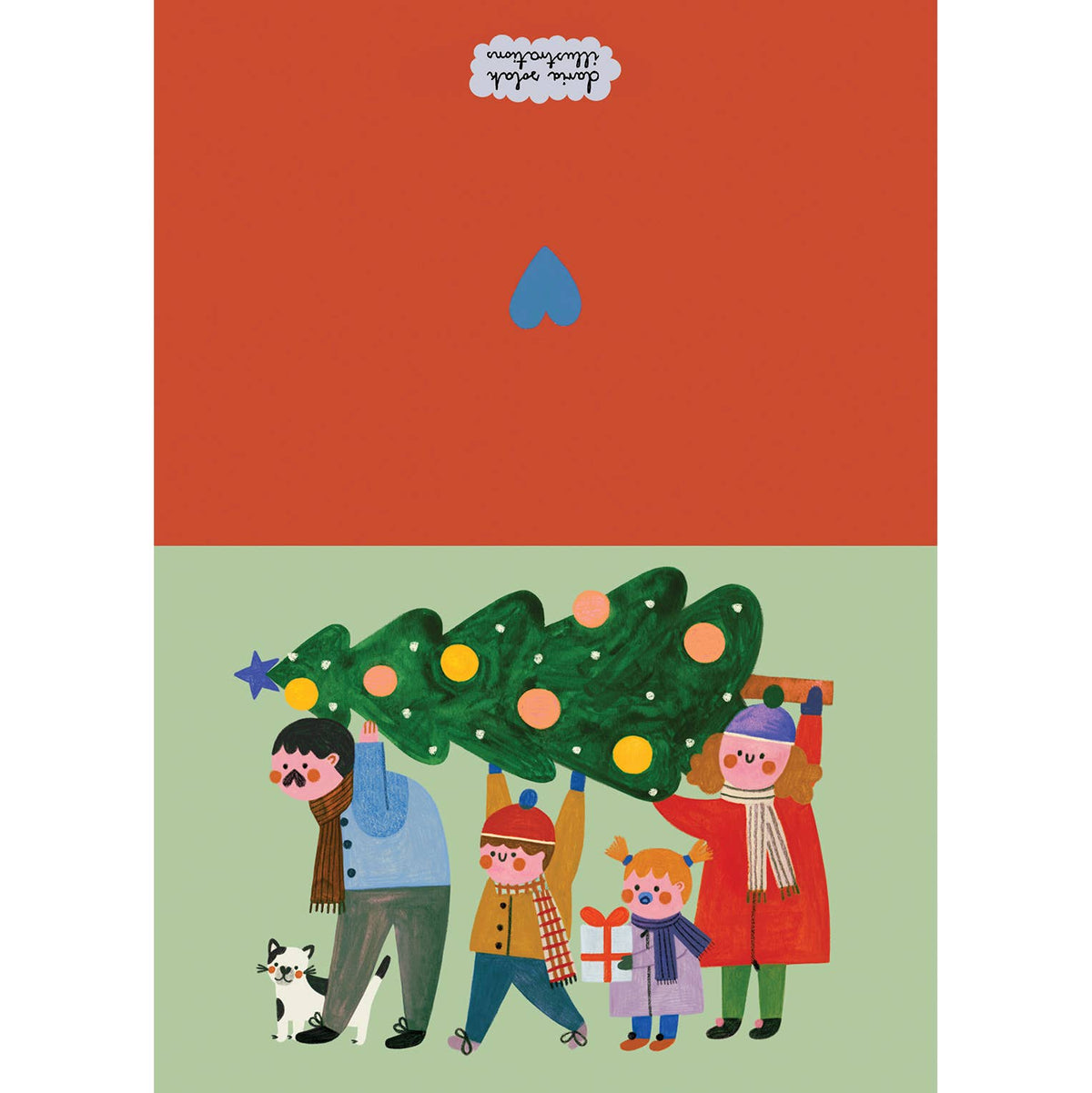 Daria Solak Illustrations | CHRISTMAS FAMILY card