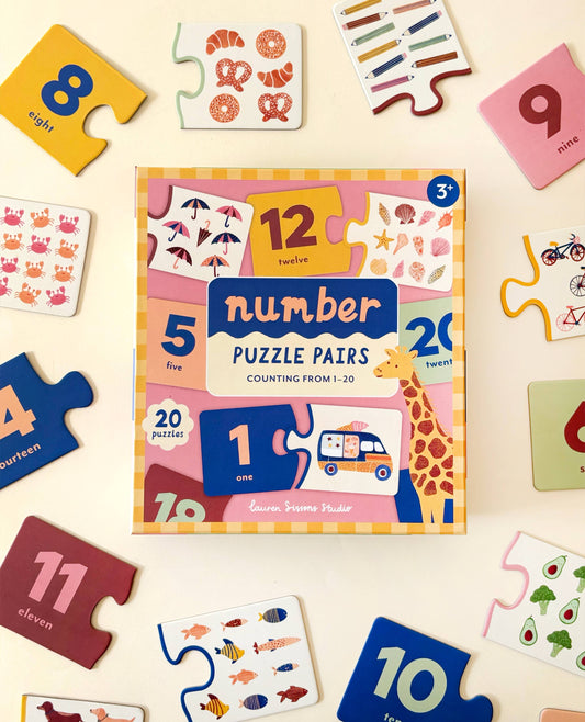 Lauren Sissons Studio | Number Puzzle Pairs