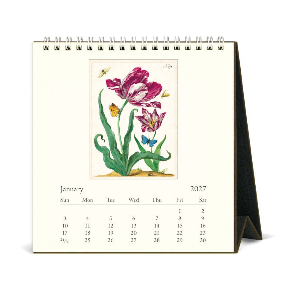 Cavallini | 2027 Desk Calendar - Flora & Fauna