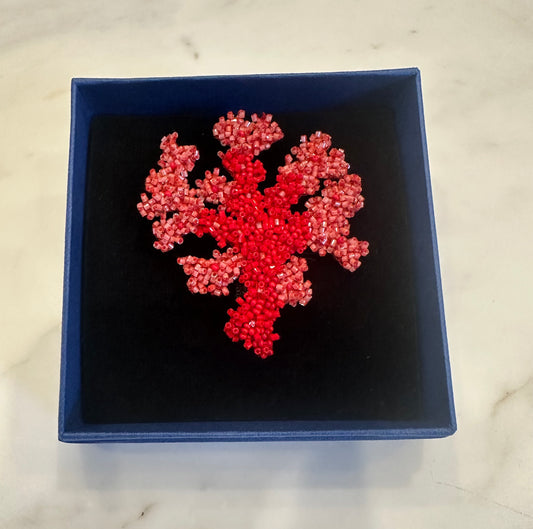 TROVELORE | Coral Brooch