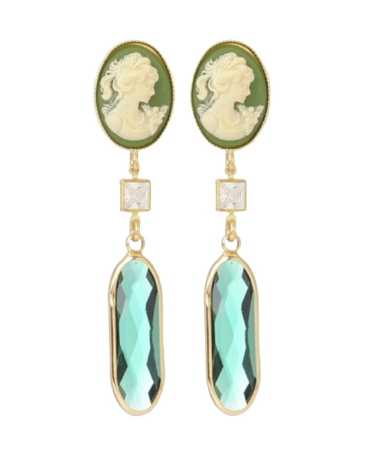 Julie Sion | Lord Earrings - Green