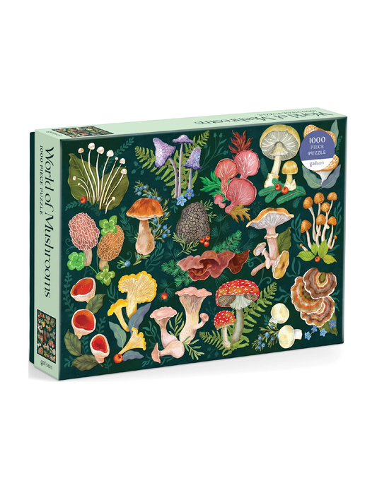 Galison | World of Mushrooms Puzzle - 1000pcs