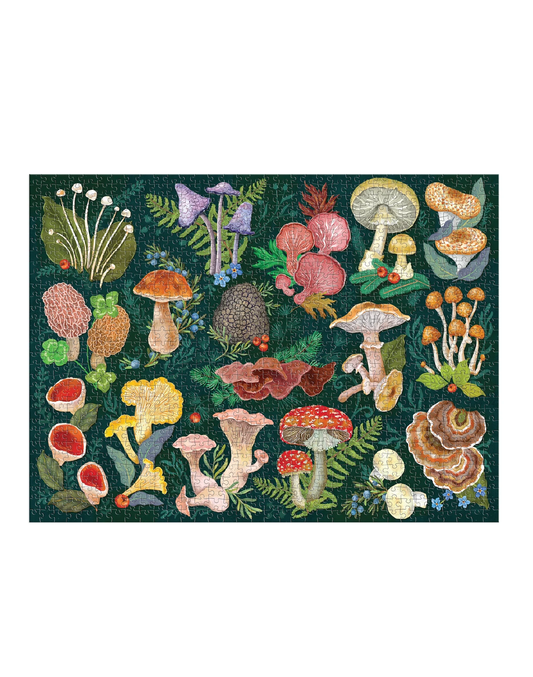 Galison | World of Mushrooms Puzzle - 1000pcs