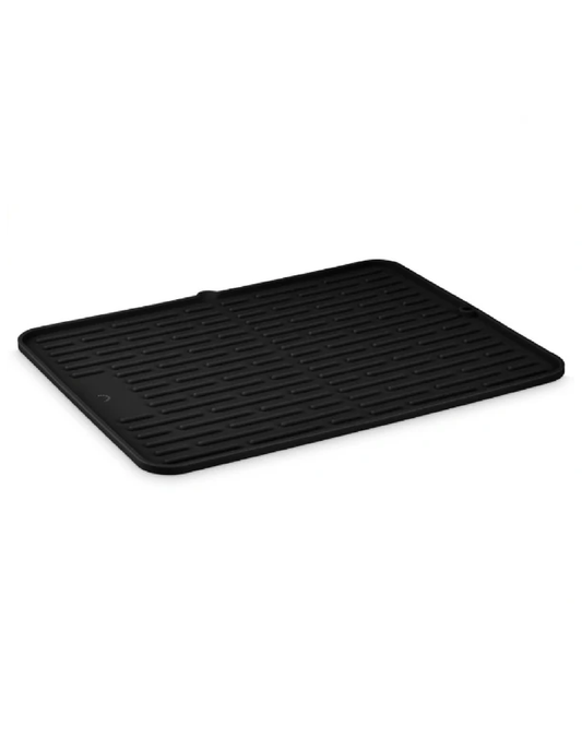 DESIGNSTUFF | Drying Mat Large w/ Drainage Mouth, Black