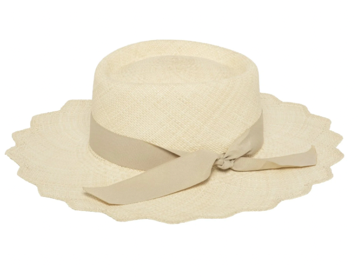 Sarah J Curtis | Scalloped Elegance Hat / Size 55/57