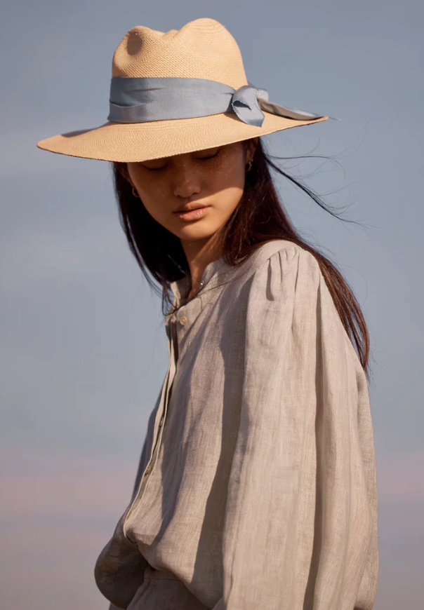 Sarah J Curtis | Bleue Panama Hat 55/57