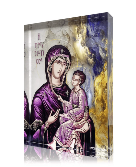 Monogram Atelier | Panayia Giatrissa Icon - H Παναγιά η Γιάτρισσα