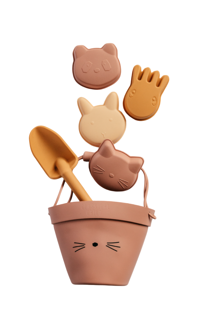 CLASSICAL CHILD |  Beach Bucket Set Pink Cat
