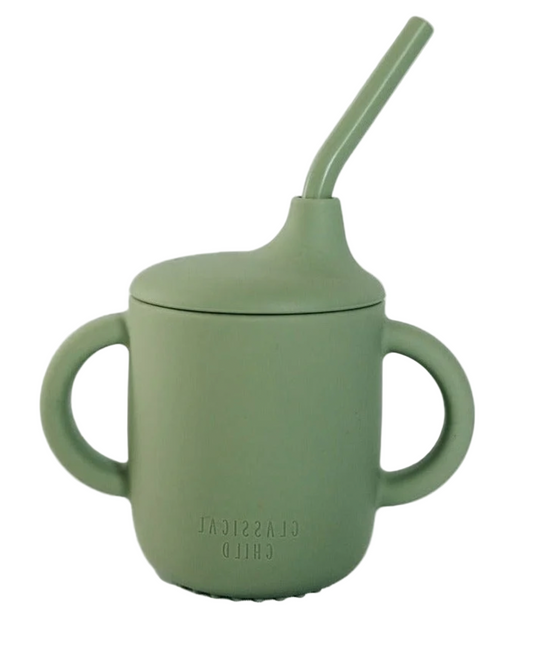 CLASSICAL CHILD | Silicone First Cup -  Sage