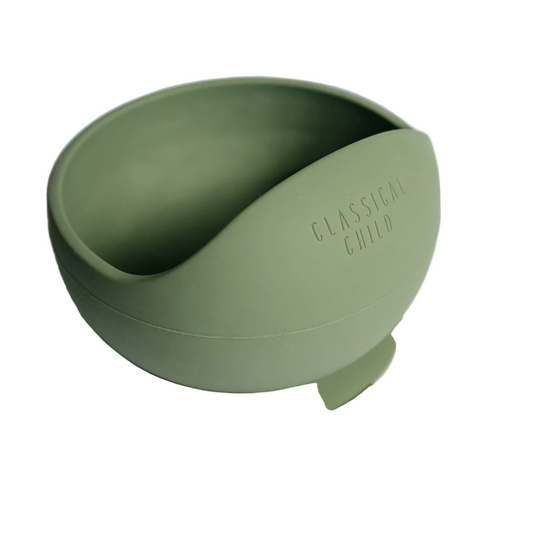 CLASSICAL CHILD - Silicone Suction Bowl - Sage