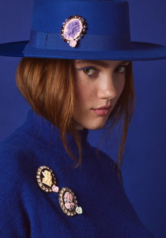 Julie Sion |  Aura brooch - Mauve