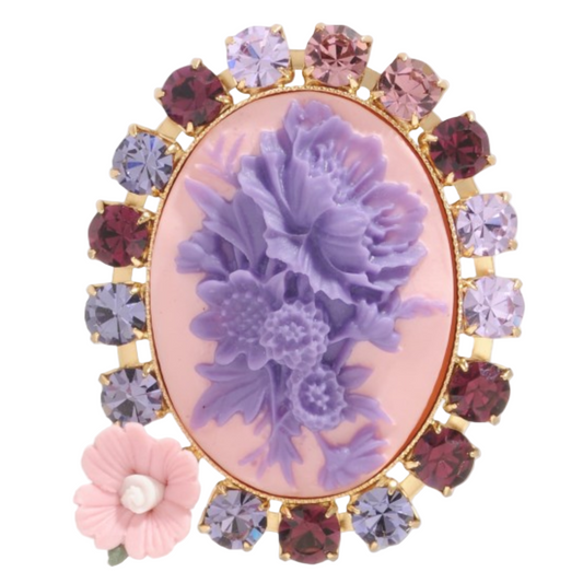 Julie Sion |  Aura brooch - Mauve