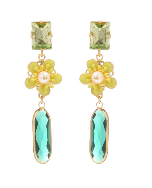 Julie Sion | Freesia Goutte Earring, Anis