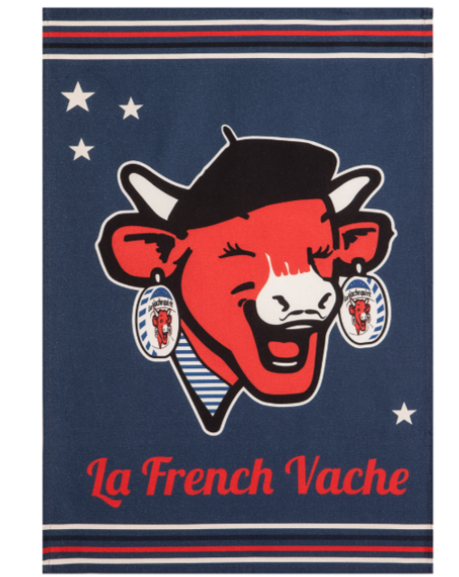 Coucke - FRENCH VACHE VQR TEA TOWEL 100% COTTON