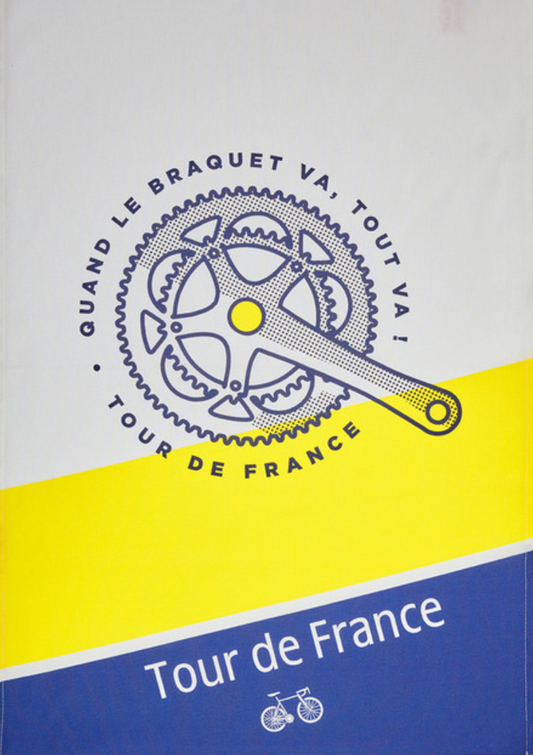 Coucke | Pedalier, Tour de France - Tea Towel SALE