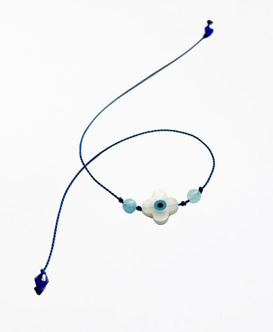 Aethera | Evil Eye Silk Cord Bracelet