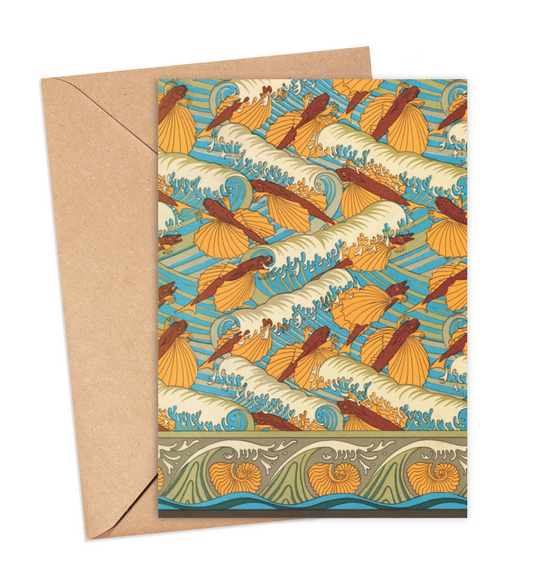 IKONINK Flying Fish Card