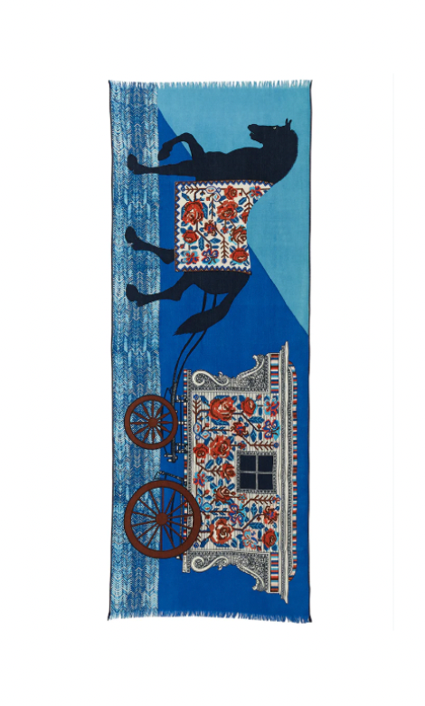 Inoui Paris | NOMADE scarf in Blue