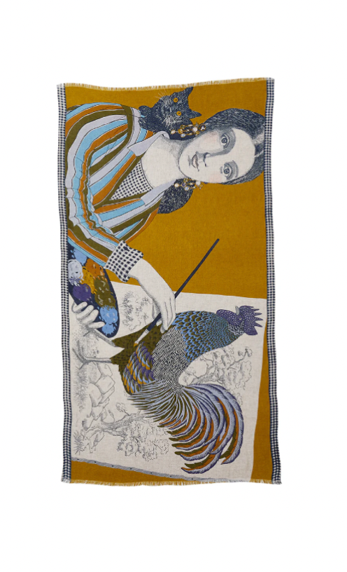 Inoui Paris | JUDITH scarf in Yellow