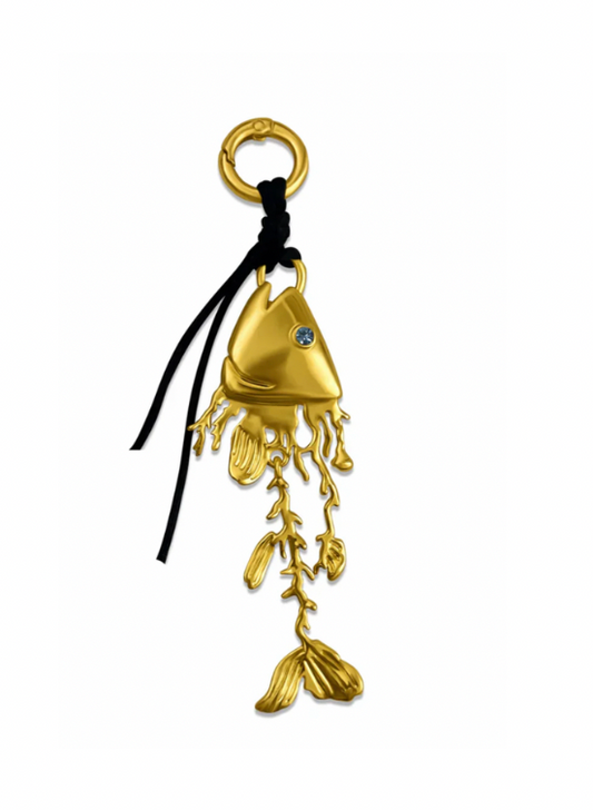 Briwok | Coral Trout Bag Charm - Gold