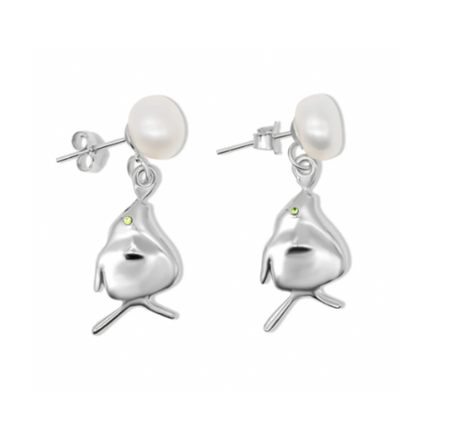 Briwok | Olli Earrings -  Silver
