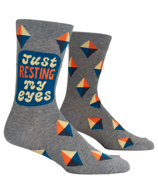 Blue Q | Men's Socks -  Resting My Eyes