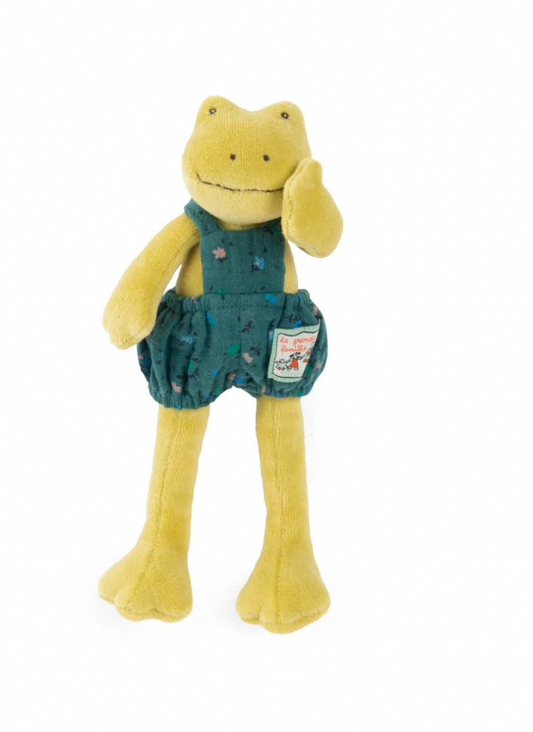 Moulin Roty | La Grande Famille tiny Perlette the frog 20 cm