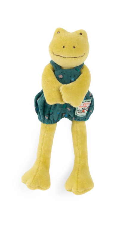 Moulin Roty | La Grande Famille tiny Perlette the frog 20 cm