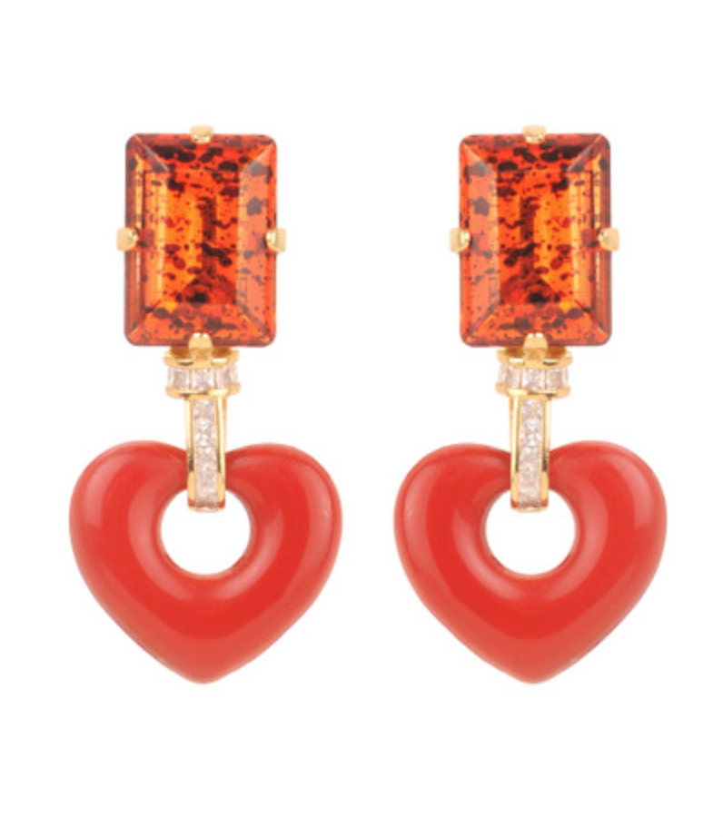 Julie Sion | Lover Earrings - Red