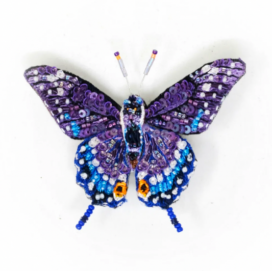 TROVELORE | Black Swallowtail Butterfly Brooch