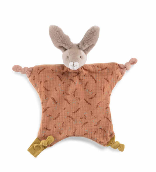Moulin Roty | Trois Petits Lapins clay rabbit comforter