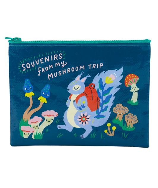 BlueQ -| Zipper Pouch - Souvenirs From My Mushroom Trip