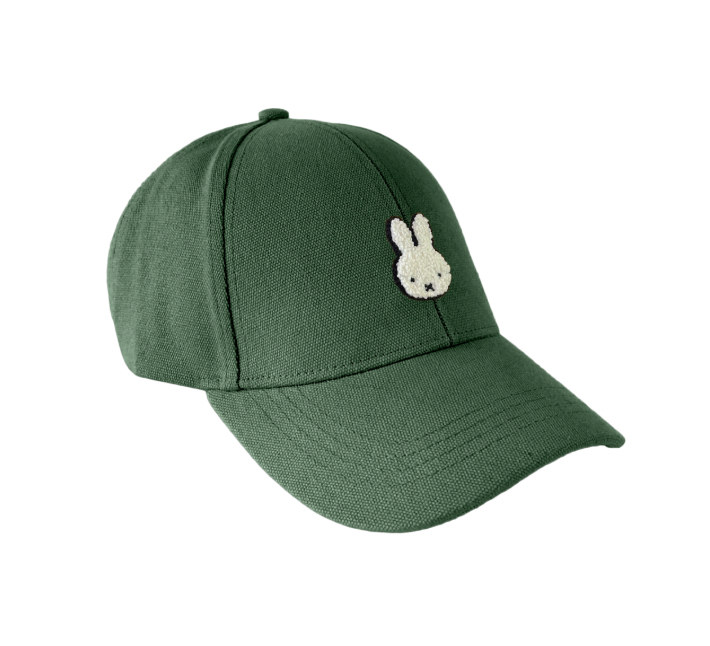 Miffy | Canvas Cap (M - 56cm) - Green