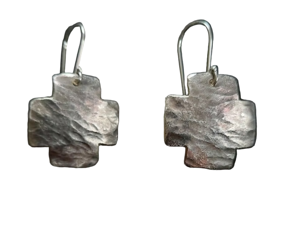 Emma Cunningham | Cross Earrings small