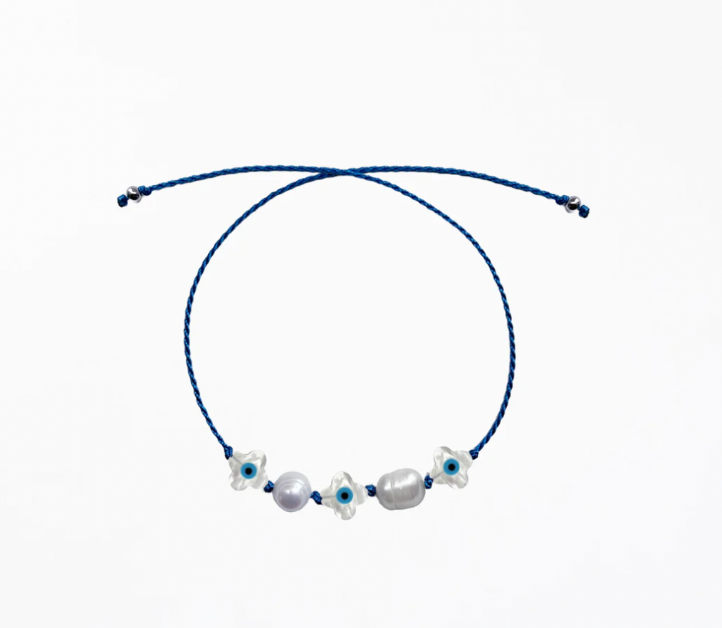 Aethera | Evil Eye Silk Cord Bracelet