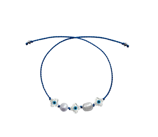 Aethera | Evil Eye Silk Cord Bracelet SALE