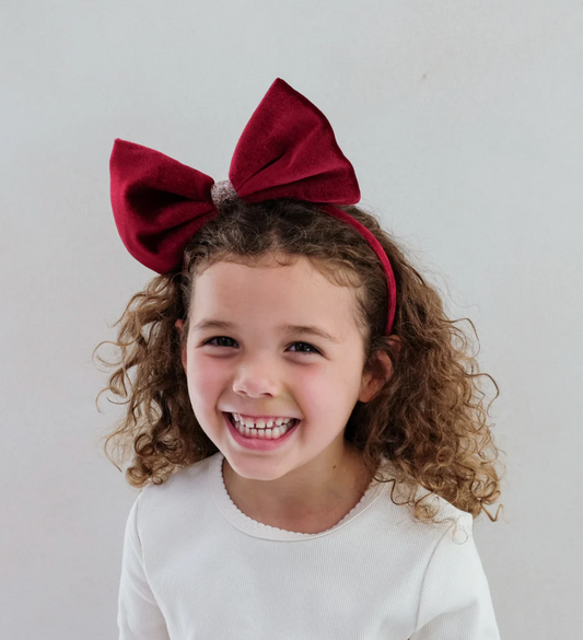 Mimi & Lula | Christmas bow alice RED