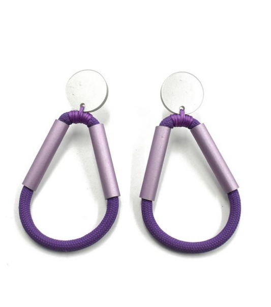 CHRISTINA BRAMPTI | DROP TEAR ELASTIC ALUMIN, PURPLE