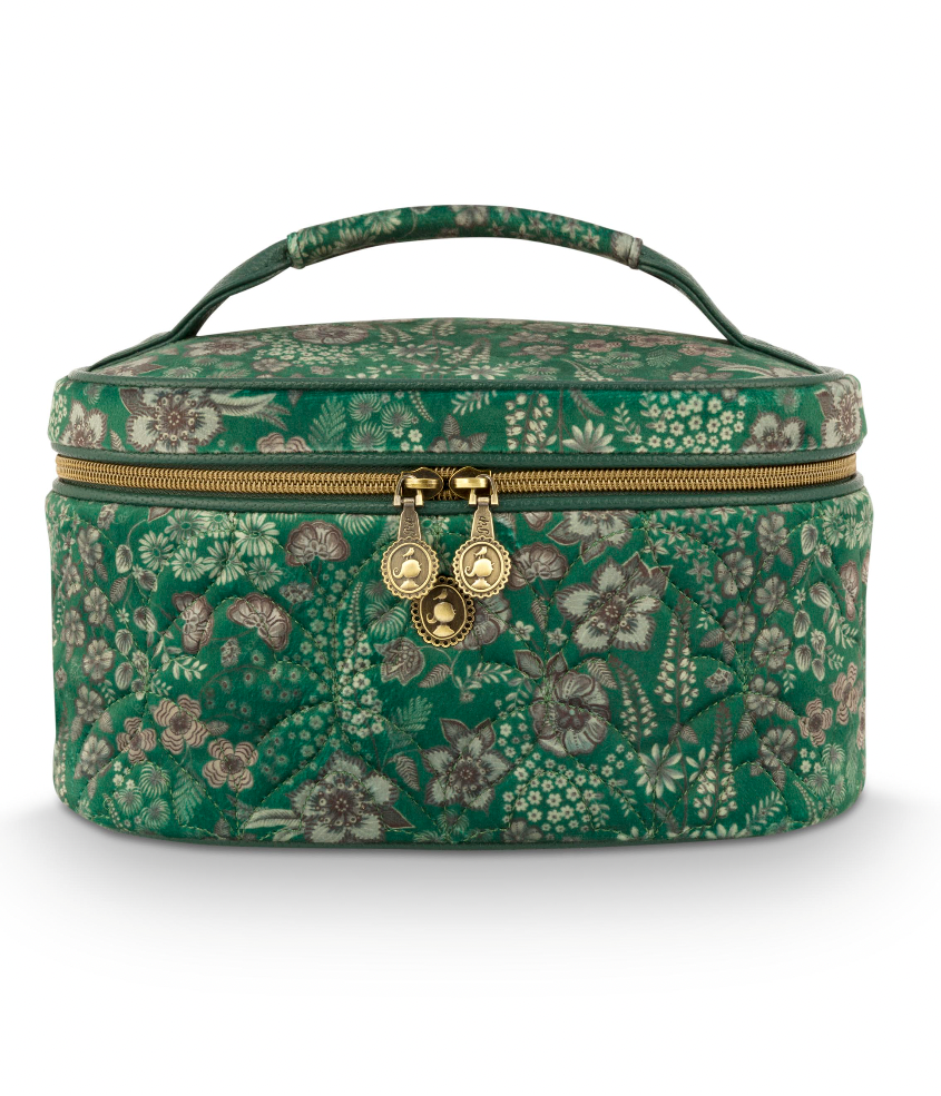 Pip Studios | Beauty Case Cleo Quilted Daisy Dreams - Green
