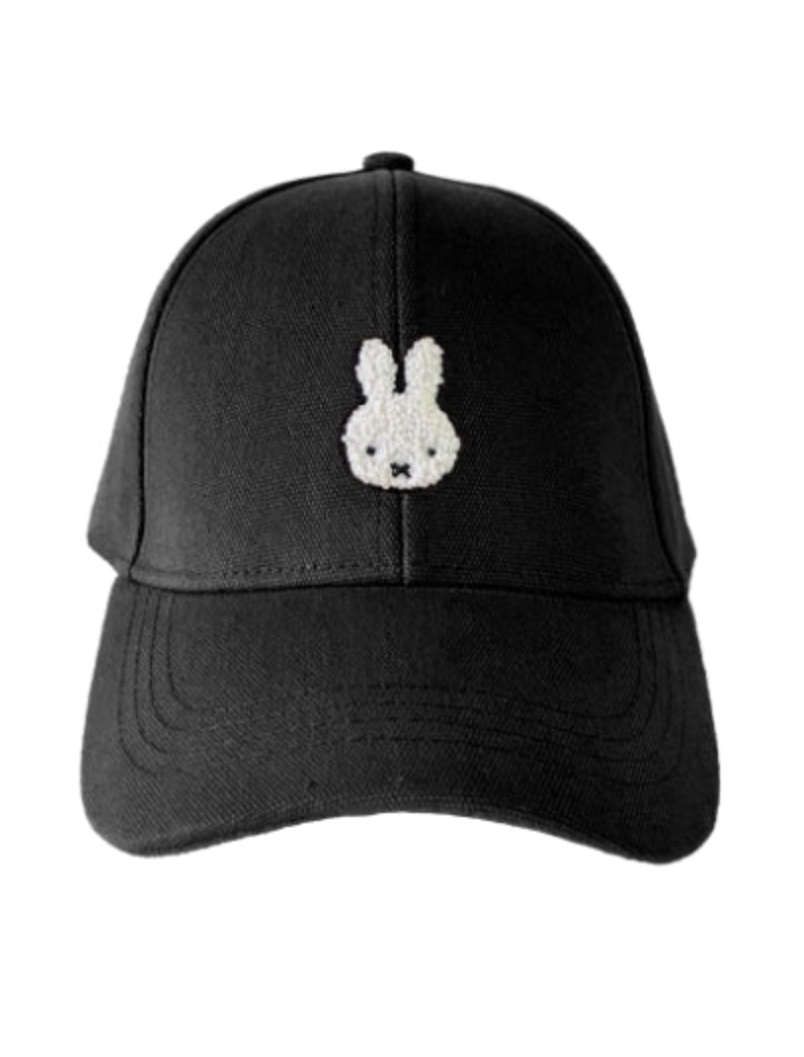 Miffy | Canvas Cap (M - 56cm) - Black
