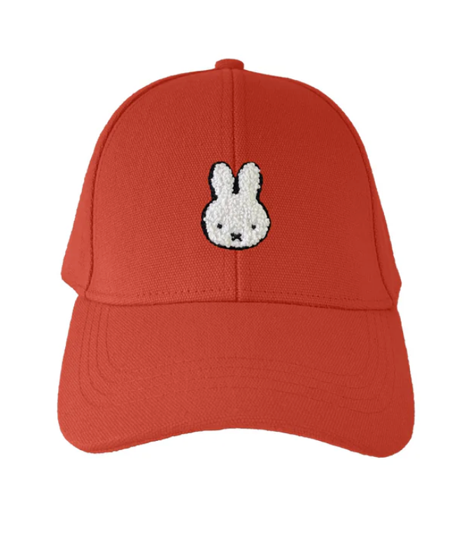 Miffy | Canvas Cap (M - 56cm) - Tomato Red