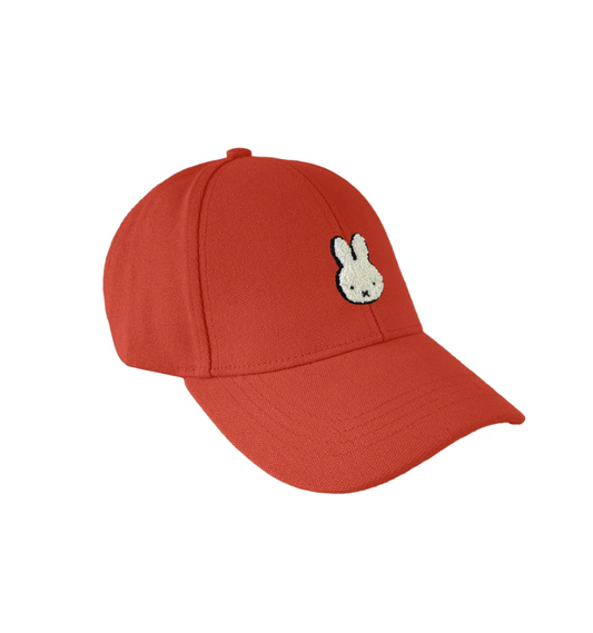 Miffy | Canvas Cap (M - 56cm) - Tomato Red