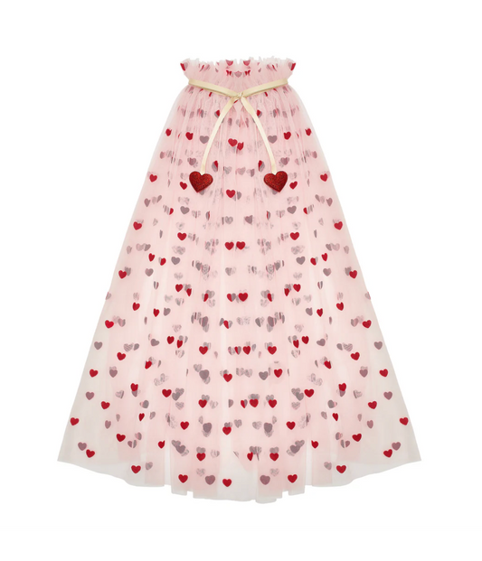 Mimi & Lula | Heart print cape