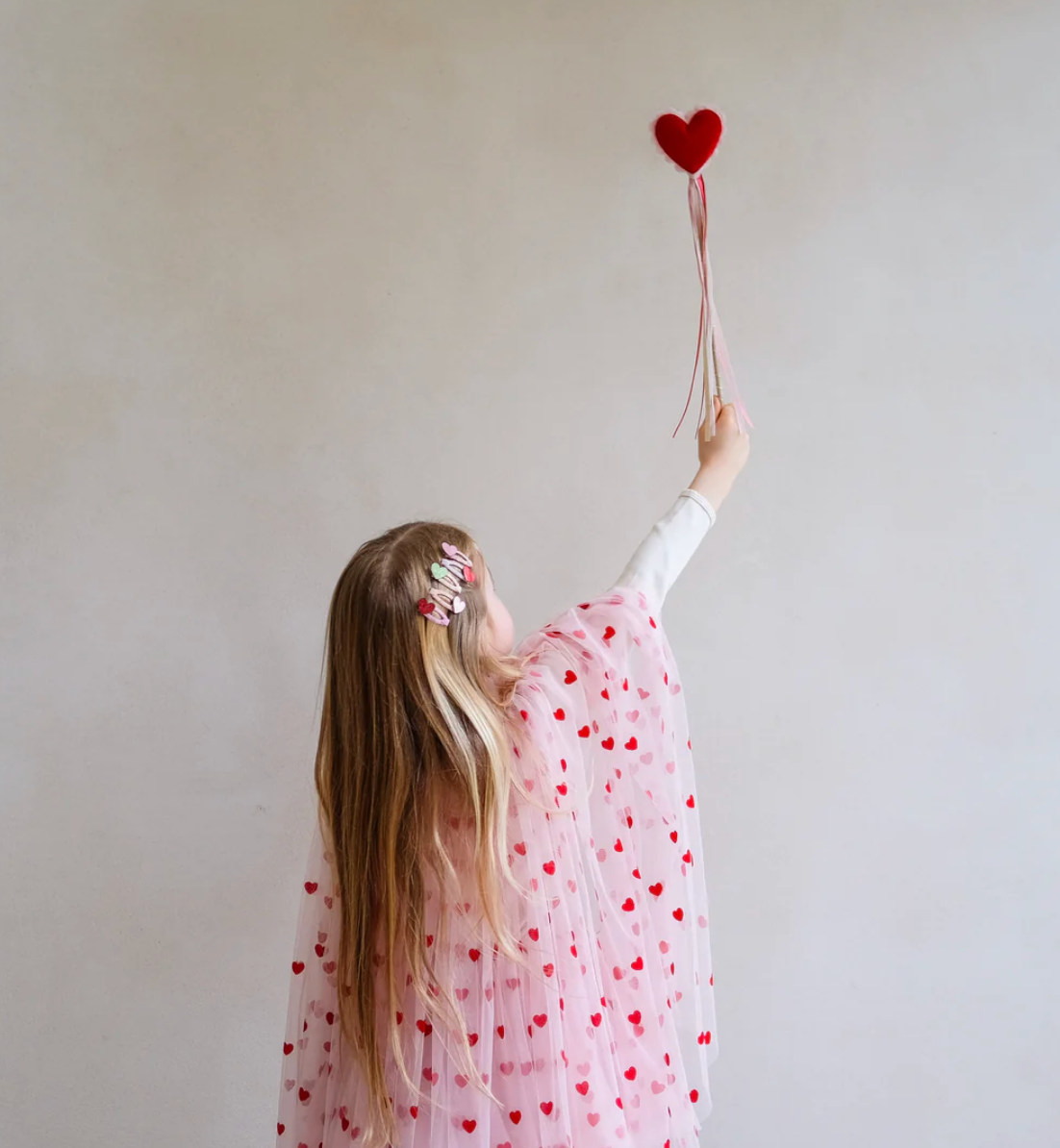 Mimi & Lula | Heart print cape
