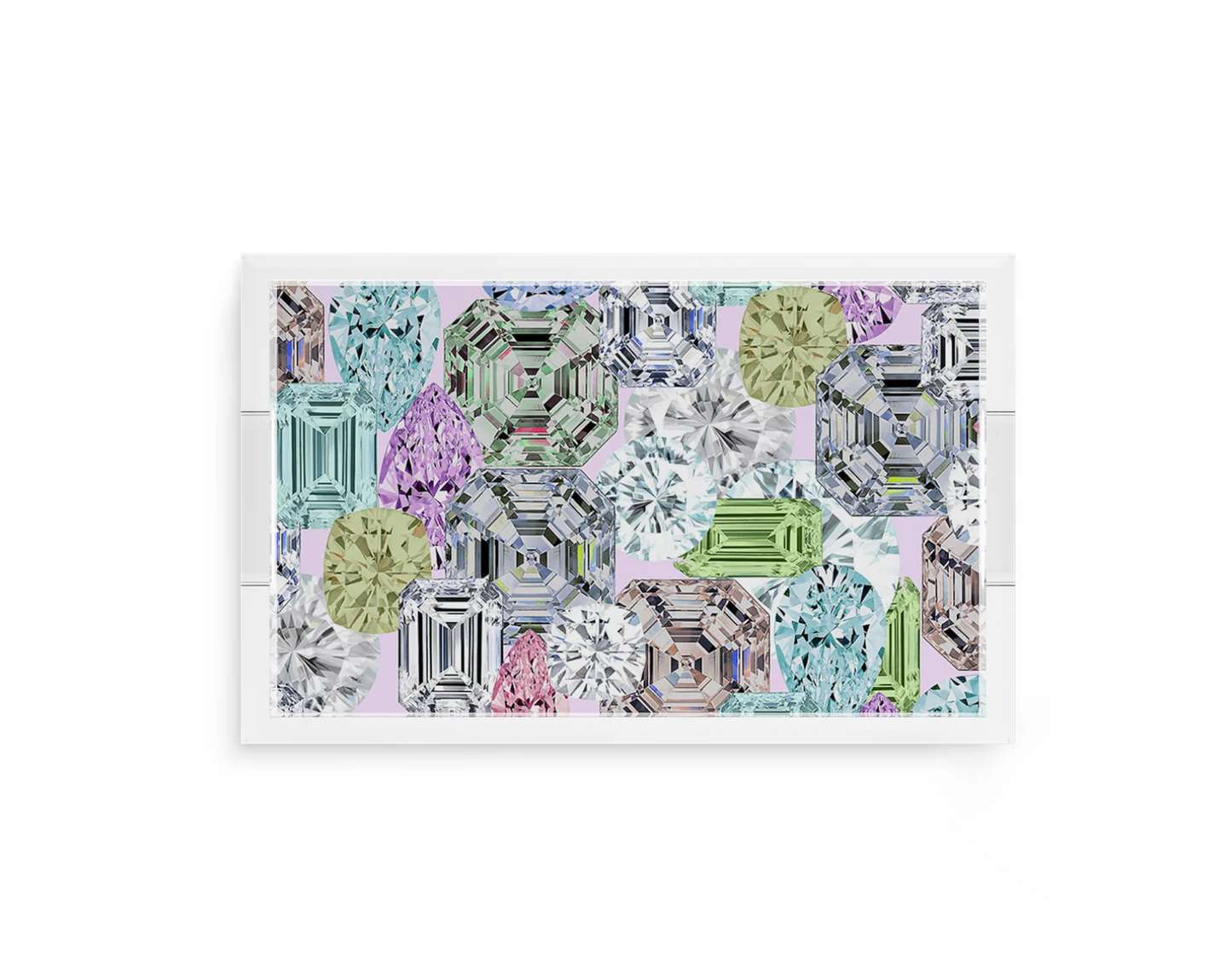 Nicolette Mayer Collection | Rocks on Pink Vanity Tray
